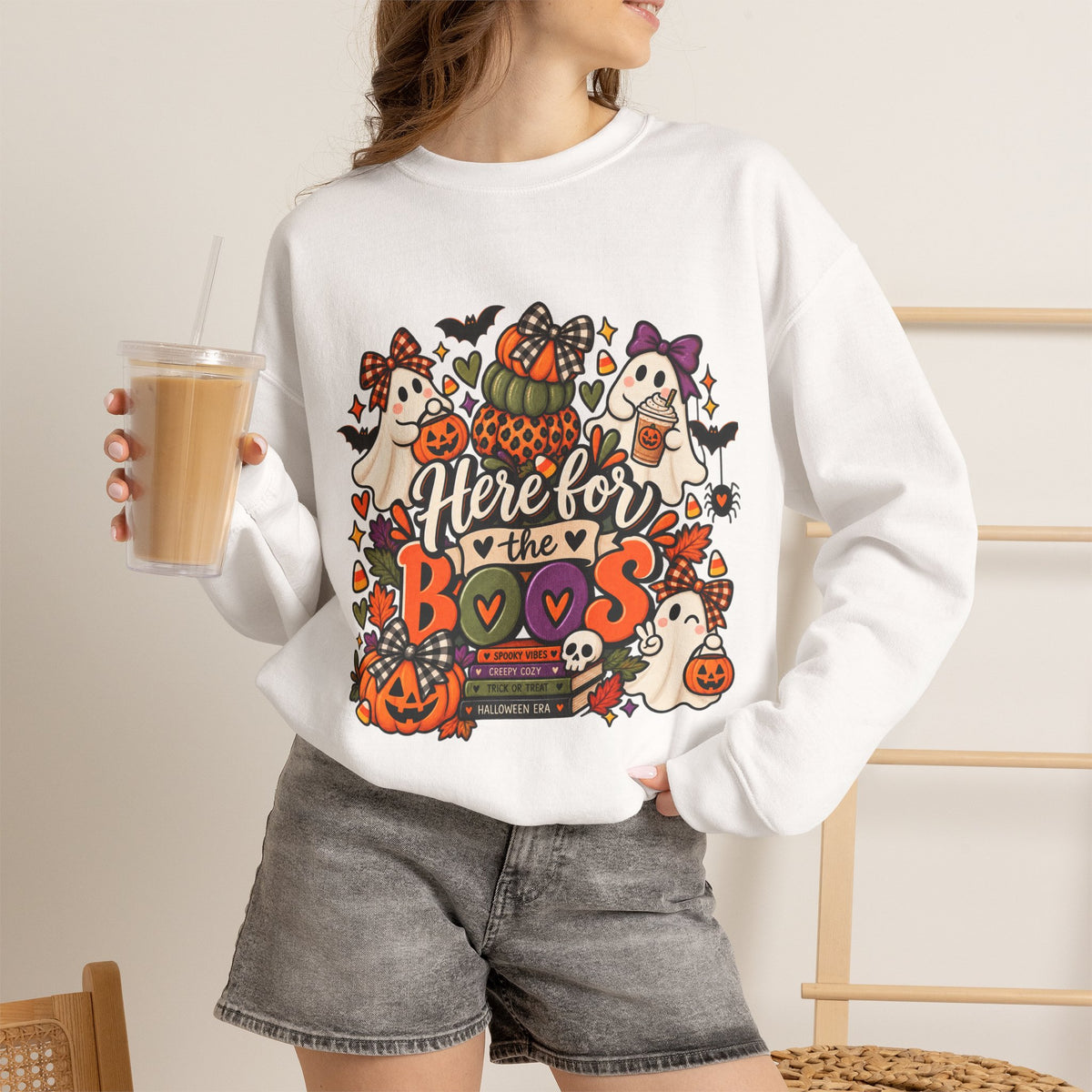 Here for the Boos Sweatshirt