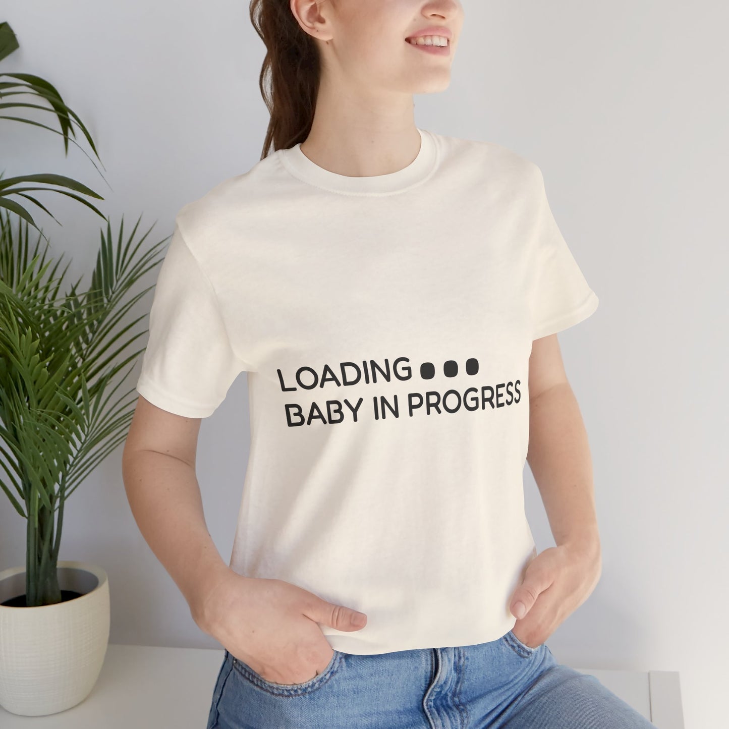 "Loading... Baby in Progress" - Personalized Pregnancy Shirt