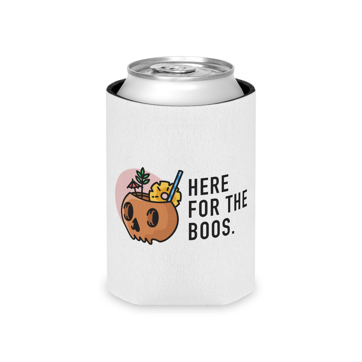 Can Cooler — 'Horror & Chill' / 'Here for the Boos' Halloween Drink Koozie