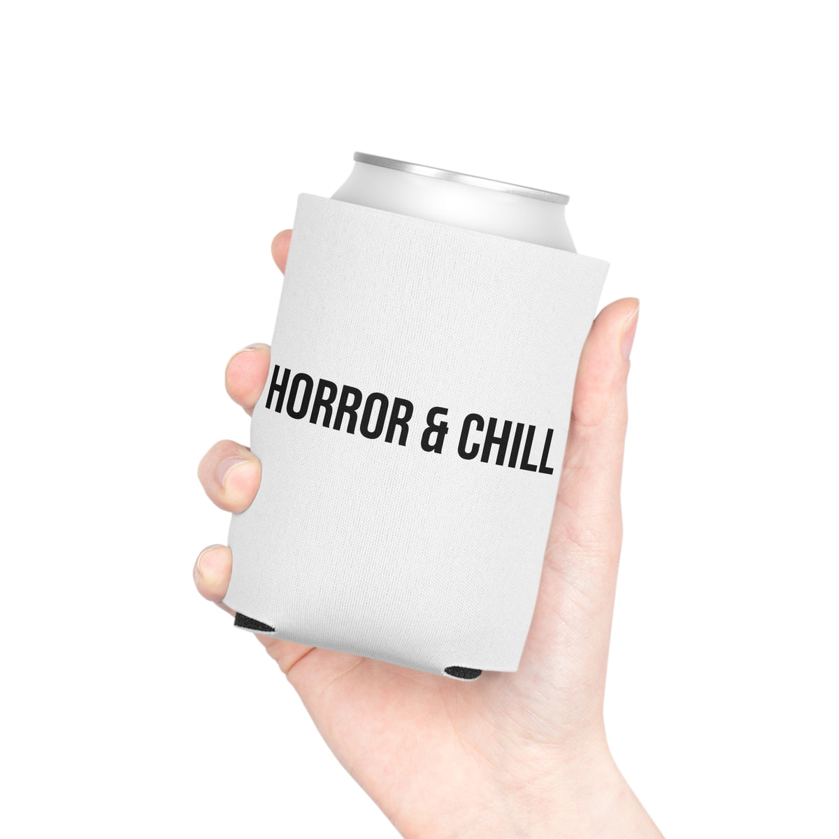 Can Cooler — 'Horror & Chill' / 'Here for the Boos' Halloween Drink Koozie