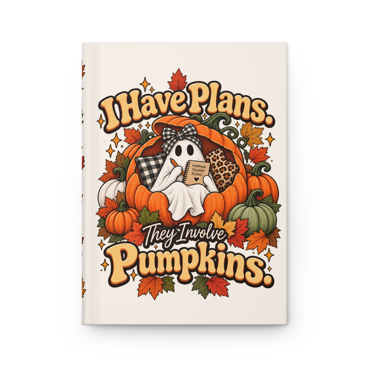 Autumn Hardcover Lined Notebook
