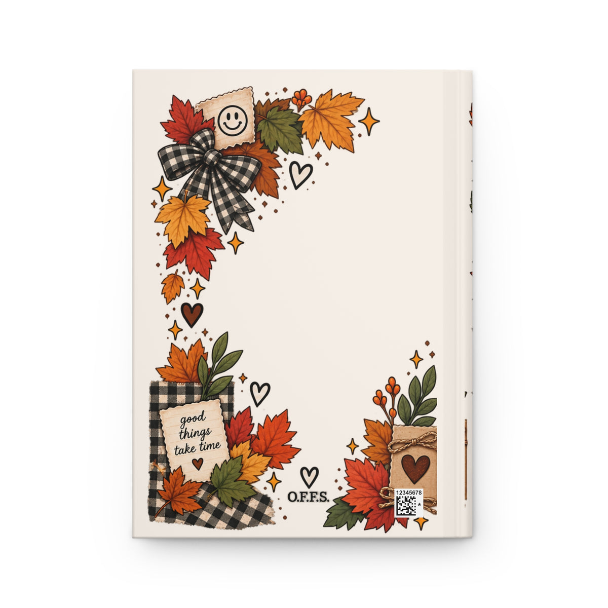 Autumn Hardcover Lined Notebook