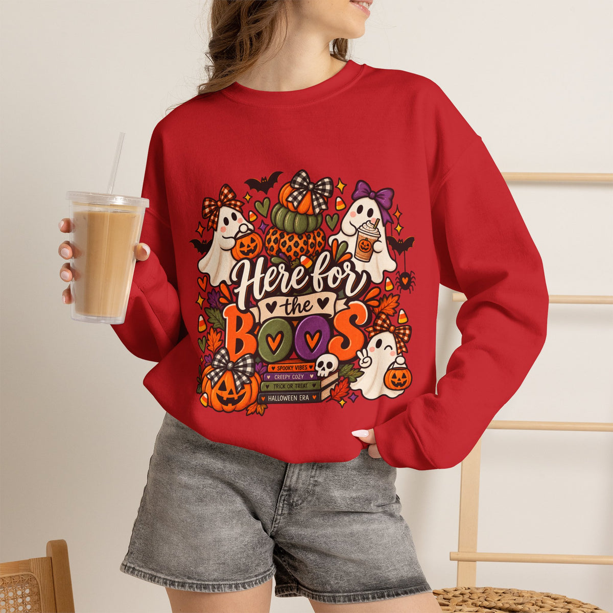 Here for the Boos Sweatshirt