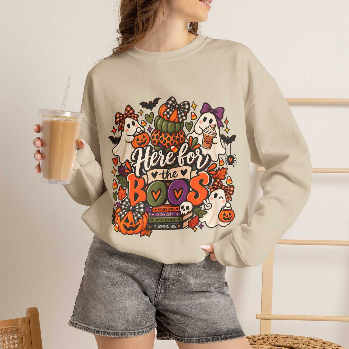 Here for the Boos Sweatshirt