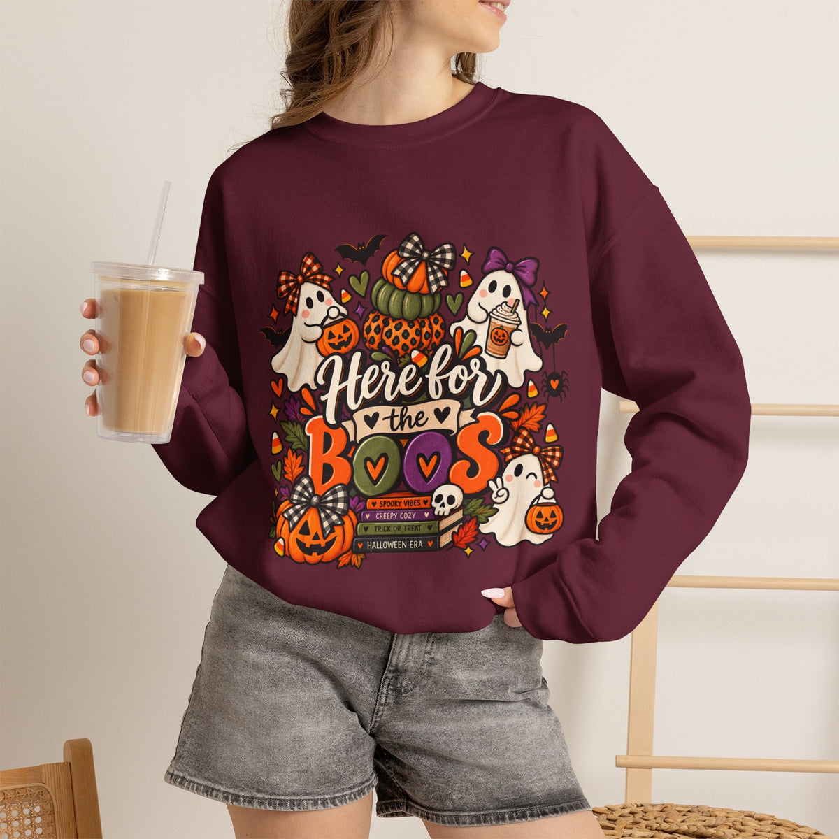 Here for the Boos Sweatshirt